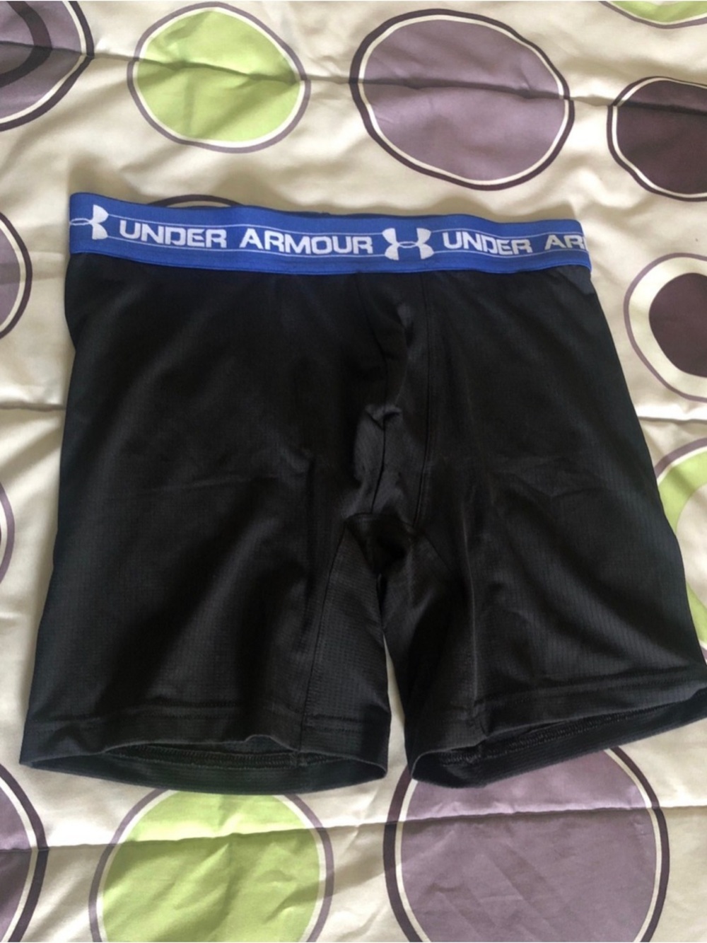 Retro style Under Armour  boxer Briefs black and gray NWT